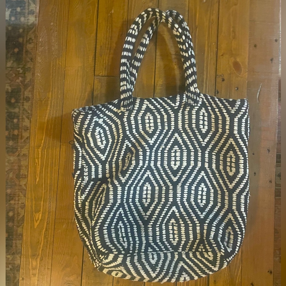 Woven Aztec Tote Bag